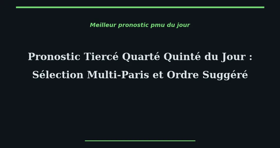 Tableau de pronostic tiercé quarté quinté du jour affiché devant un peloton de chevaux lançant le sprint final à Vincennes